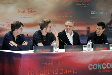Wyck Godfrey, Robert Pattinson, Bill Condon, Taylor Lautner