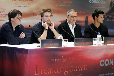Wyck Godfrey, Robert Pattinson, Bill Condon, Taylor Lautner