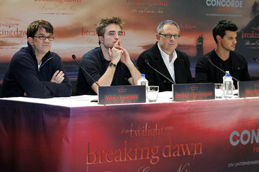 Wyck Godfrey, Robert Pattinson, Bill Condon, Taylor Lautner