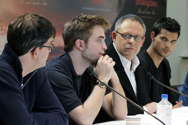 Wyck Godfrey, Robert Pattinson, Bill Condon, Taylor Lautner
