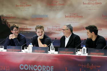 Wyck Godfrey, Robert Pattinson, Bill Condon, Taylor Lautner