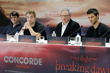 Wyck Godfrey, Robert Pattinson, Bill Condon, Taylor Lautner