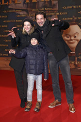 Denise Zich, Andreas Elsholz mit Sohn