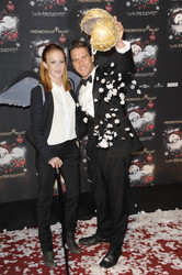 Peer Kusmagk mit Freundin Isabella Recke