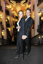 Peer Kusmagk mit Freundin Isabella Recke