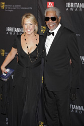 Morgan Freeman mit Sarah Cairns