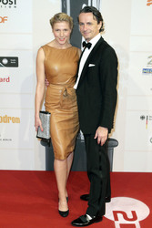 Franziska Weisz und Freund Christian Rainer