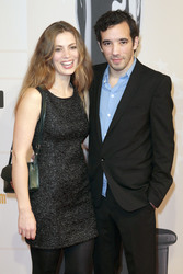 Hans Van Nuffel mit Begleitung