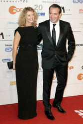 Jean Dujardin mit Ehefrau Malou