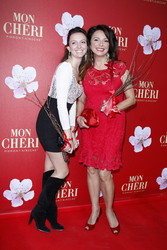 Uschi Dämmrich von Luttitz mit Tochter Stephanie