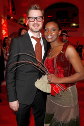 Florian Simbeck mit Ehefrau Stephanie