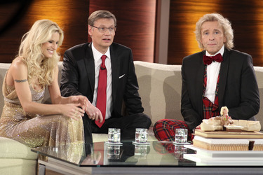 Michelle Hunziker, Günther Jauch, Thomas Gottschalk