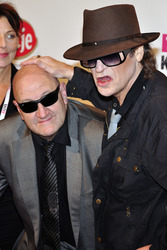 Udo Lindenberg mit Bodyguard Eddy Kante