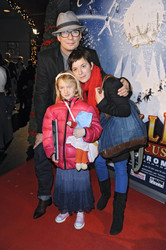 Leander Haußmann, Annika Kuhl und Tochter Kunigunde