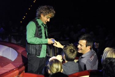 Baldrian und Jan Sosniok mit Sohn Jonas