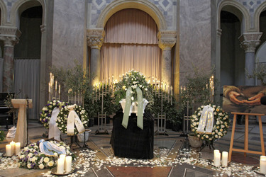 Sarg mit Johannes Heesters