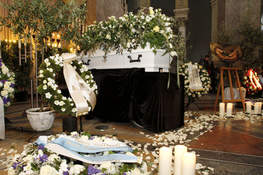 Sarg mit Johannes Heesters