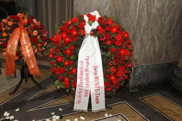 Trauerkranz für Johannes Heesters