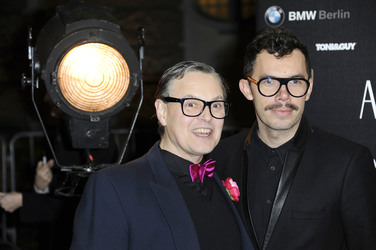 Rolf Scheider mit Partner Julien Peltier