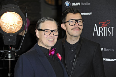 Rolf Scheider mit Partner Julien Peltier