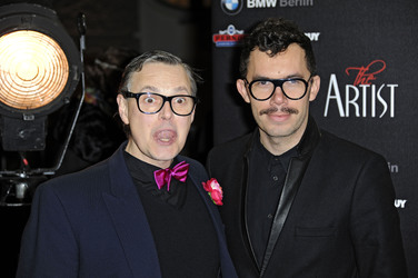 Rolf Scheider mit Partner Julien Peltier