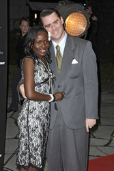 Andrej Hermlin mit Ehefrau Joyce