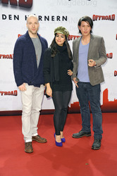 Fernanda Brandao (Laava, Hot Banditoz) mit Culcha Candela Bandmitgliedern