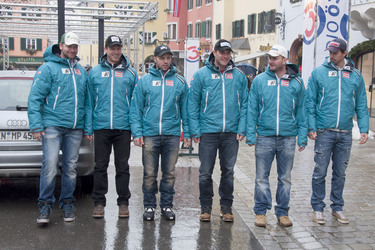 Klaus Kröll, Hannes Reichelt, Mario Scheiber, Romed Baumann, Georg Streitberger, Joachim Puchner