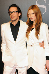 Oskar Roehler mit Gattin Alexandra Fischer-Roehler