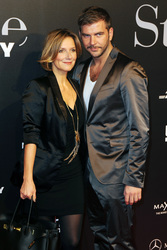 Kim Fisher mit Begleitung