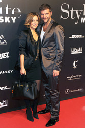 Kim Fisher mit Begleitung