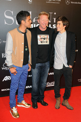 Noah Becker, Boris Becker mit Gast