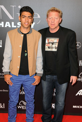 Noah Becker, Boris Becker mit Gast