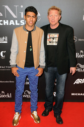 Noah Becker, Boris Becker mit Gast