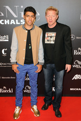 Noah Becker, Boris Becker mit Gast