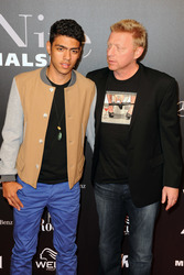 Noah Becker, Boris Becker mit Gast