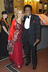 Roberto Blanco mit Freundin Luzandra Strassburg