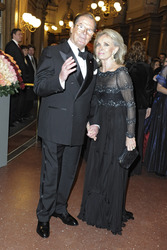 Roger Moore mit Gattin Kristina Tholstrup