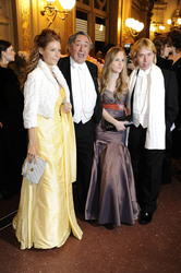 Richard Lugner mit Anastasia Sokol und Tochter Jacqueline Lugner mit Freund Helmut Werner