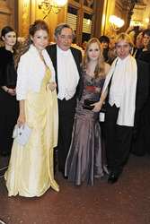 Richard Lugner mit Anastasia Sokol und Tochter Jacqueline Lugner mit Freund Helmut Werner