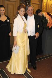 Richard Lugner mit Anastasia Sokol