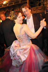 Bettina Cramer mit Begleitung