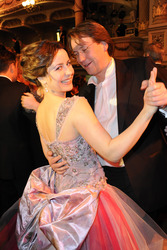 Bettina Cramer mit Begleitung