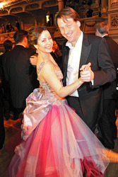 Bettina Cramer mit Begleitung