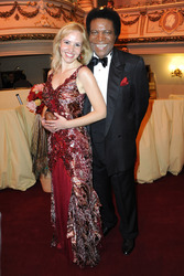 Roberto Blanco mit Freundin Luzandra Strassburg