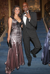 Yared Dibaba mit Gattin Fernanda