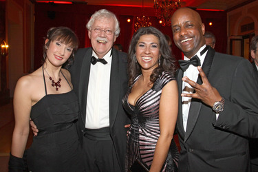 Carlo von Tiedemann mit Tochter Theresa, Yared Dibaba mit Gattin Fernanda