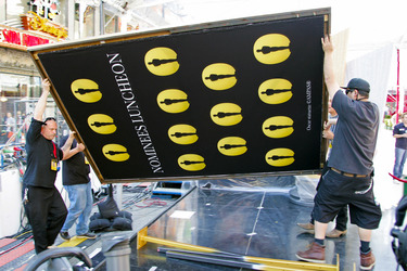 Vorbereitungen für die Verleihung der 82nd Academy Awards