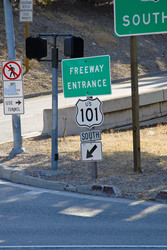 101 Freeway Schild