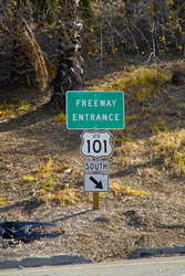 101 Freeway Schild